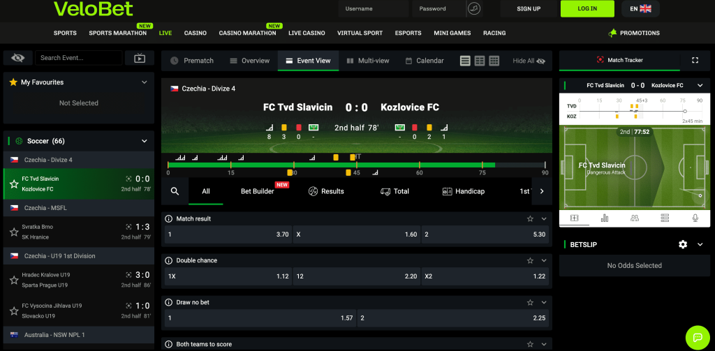 live sports betting velobet nz